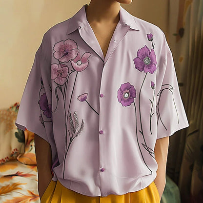 Bloom Canvas Button-Up