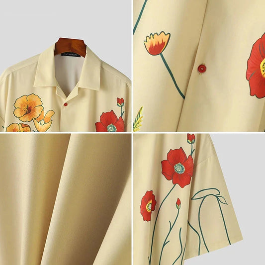 Bloom Canvas Button-Up