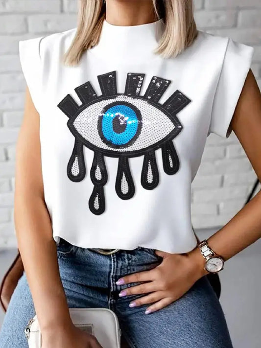 "All Eyes On Me" Sequin Top